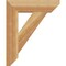 Ekena Millwork Traditional Slat Rough Sawn Bracket, Western Red Cedar, 4"W x 18"D x 22"H BKT04X18X22TRA06RWR - alternate 3